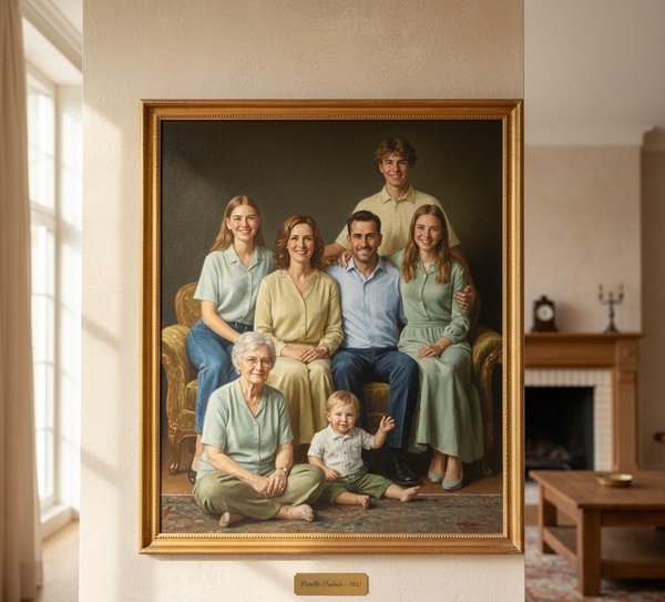 Transformez votre tableau familial : une déco émotive à créer !